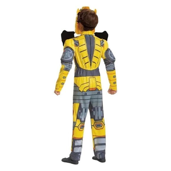 Transformer Bumblebee Halloween Costume SZ M Pretend Cosplay Theater Cars - Picture 4 of 5
